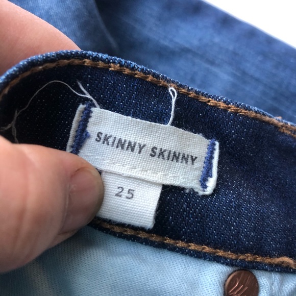 Madewell Skinny Skinny 8” Riverdale Wash 25 F9016 - Picture 10 of 14